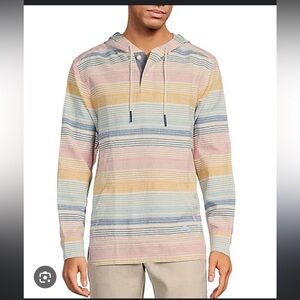 Striped Multicolor Men's Hoodie Shirt